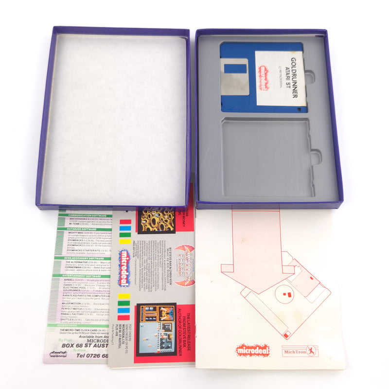 Atari ST STE Spiel : Goldrunner - Diskette Anleitung OVP / Microdeal