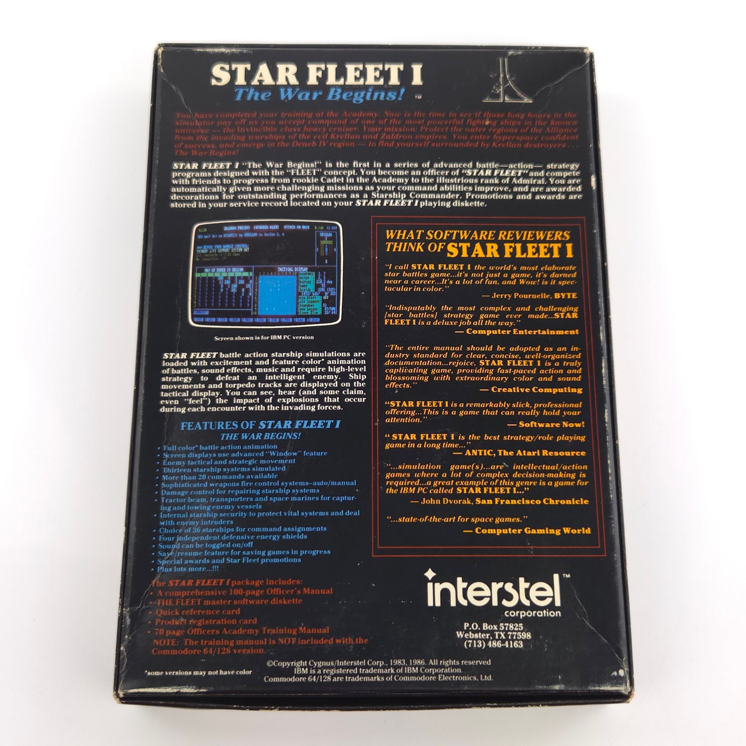 Atari ST STE Spiel : Star Fleet I The War Begins! - Diskette Anleitung OVP