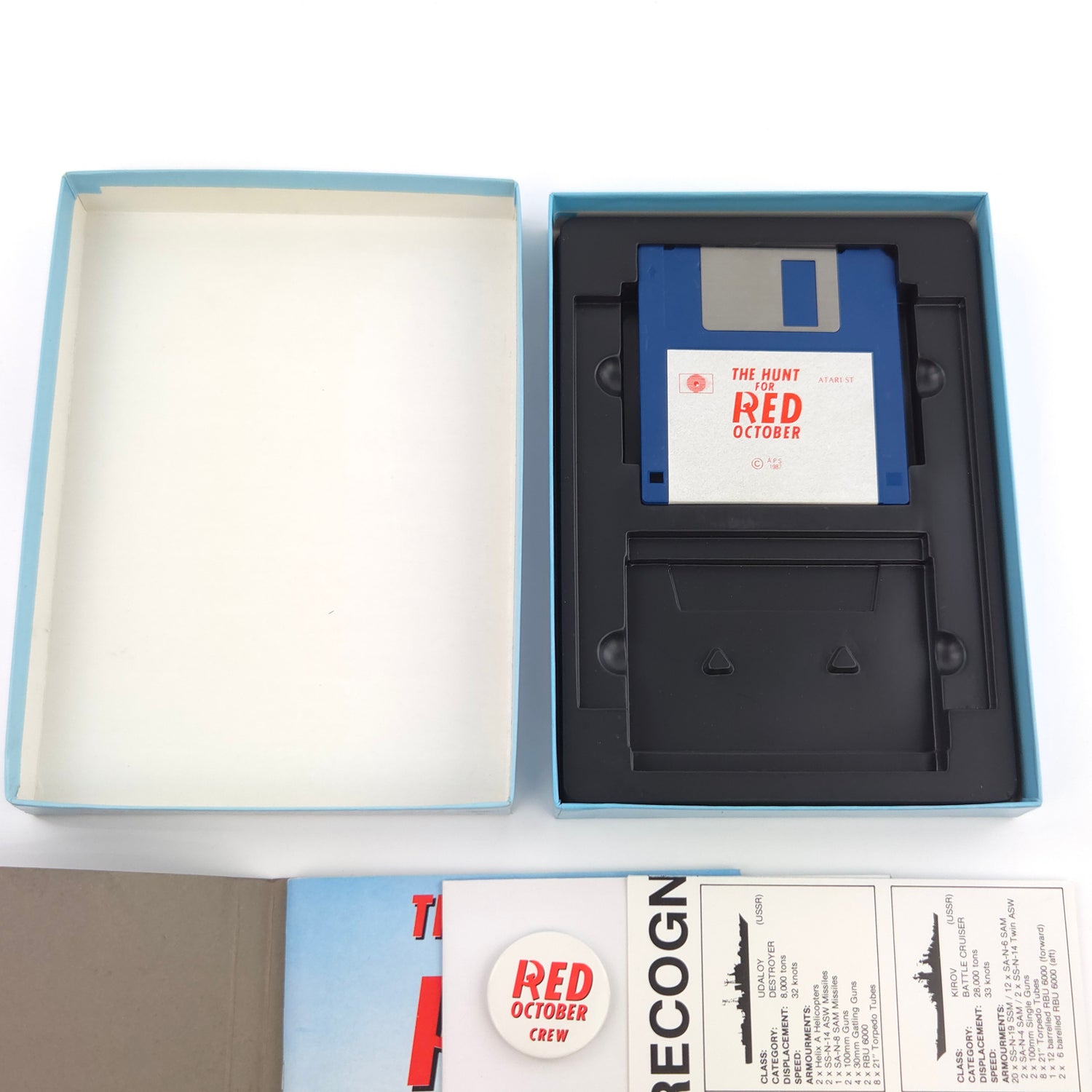 Atari ST STE Spiel : The Hunt for Red October - Diskette Anleitung OVP
