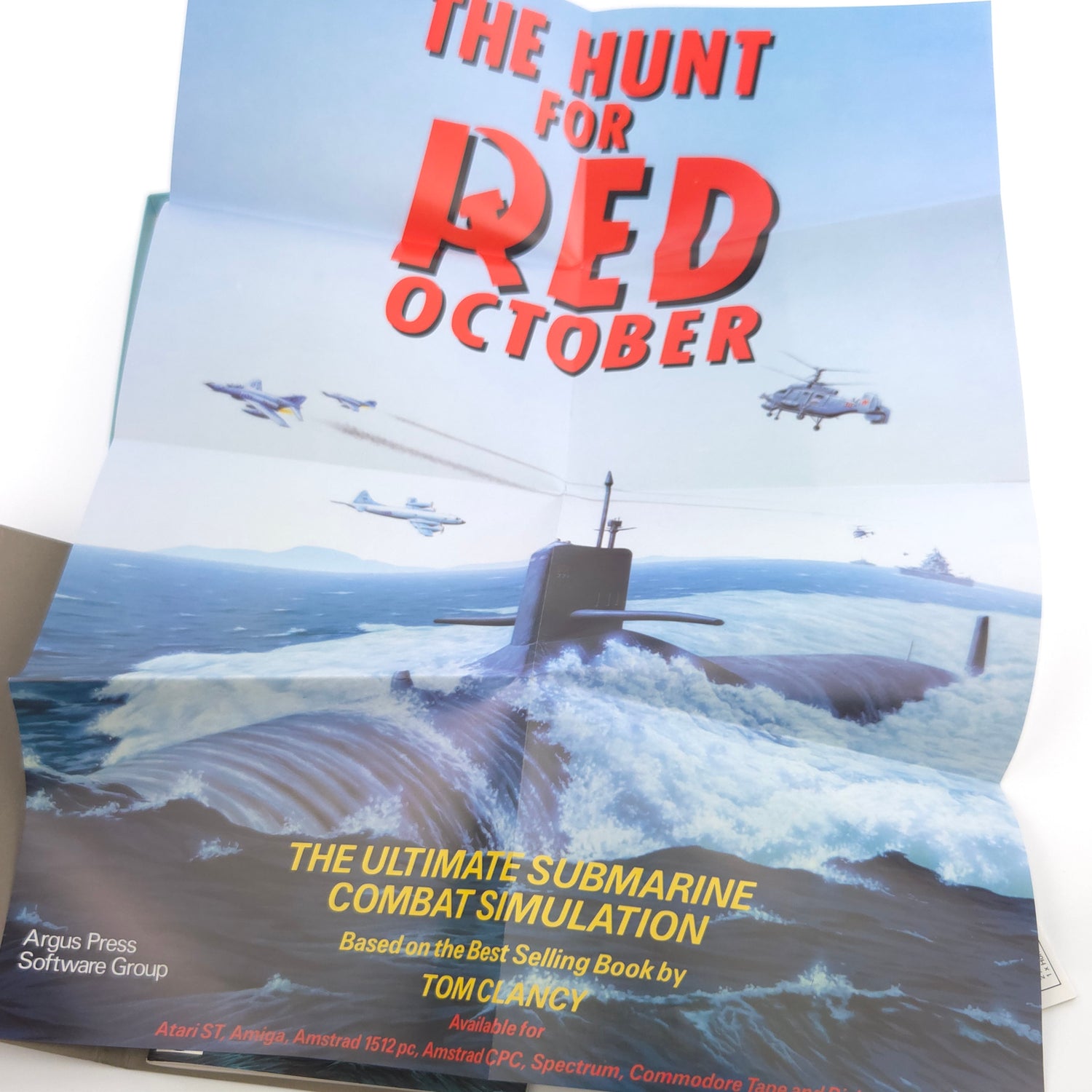 Atari ST STE Spiel : The Hunt for Red October - Diskette Anleitung OVP