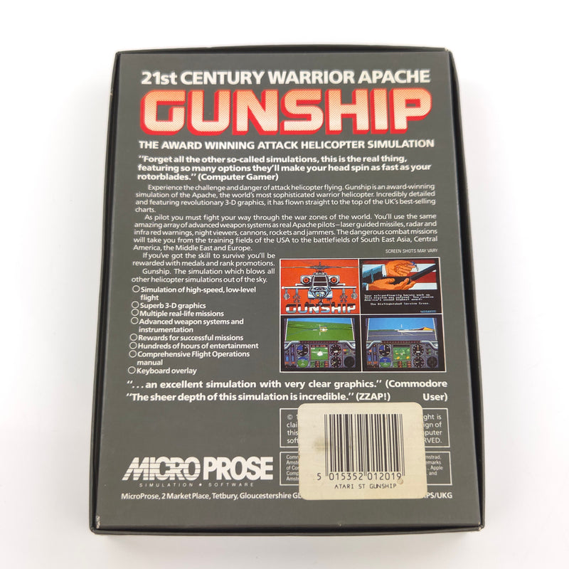 Atari ST STE Spiel : 21st Century Warrior Apache Gunship - Diskette OVP