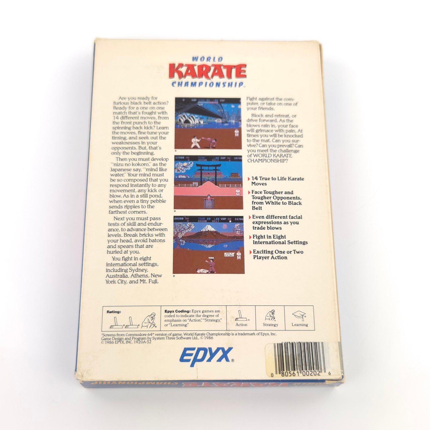 Atari ST STE Spiel : Karate World Championship - Diskette Anleitung OVP