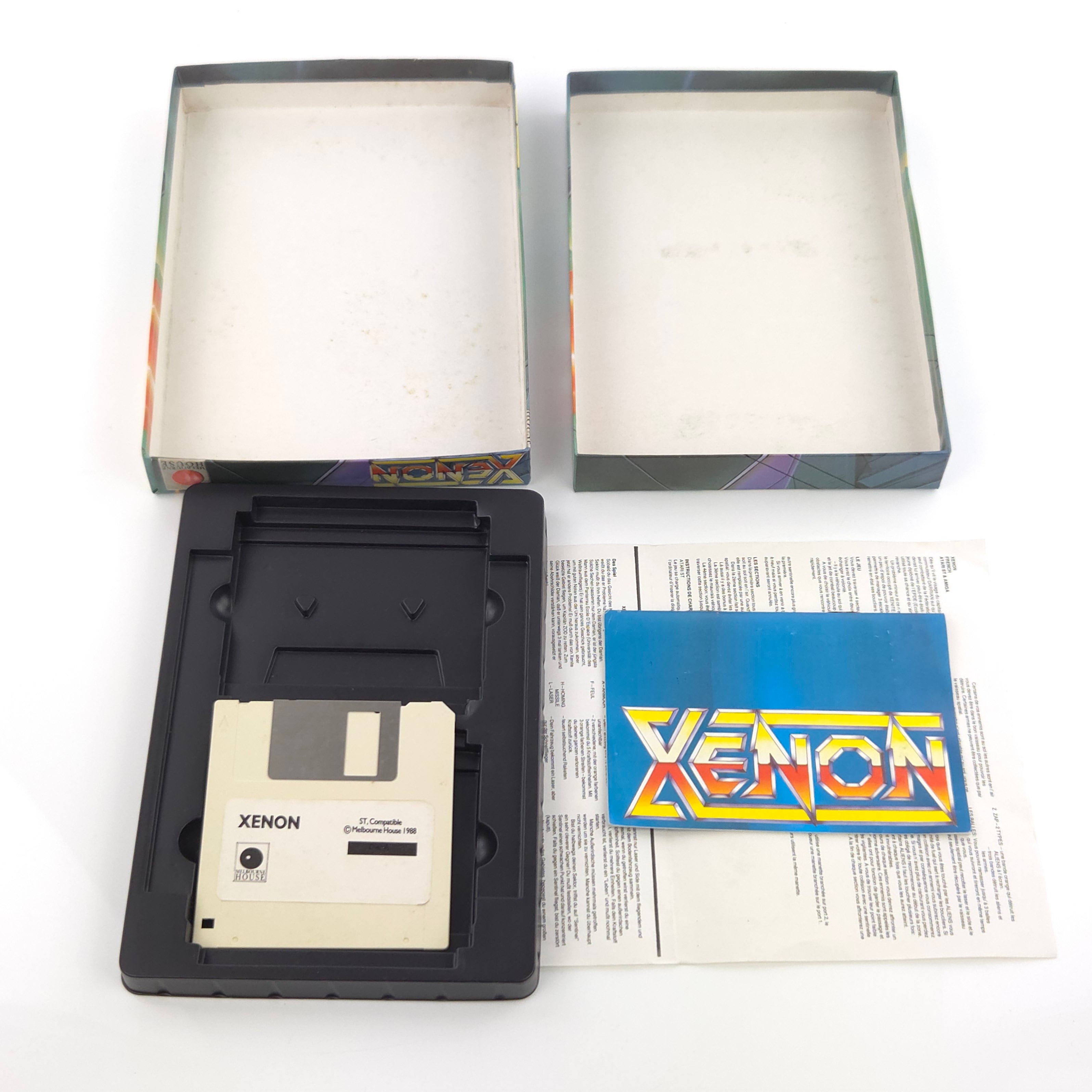 Atari ST STE Spiel : Xenon - Diskette Anleitung OVP / Melbourne House