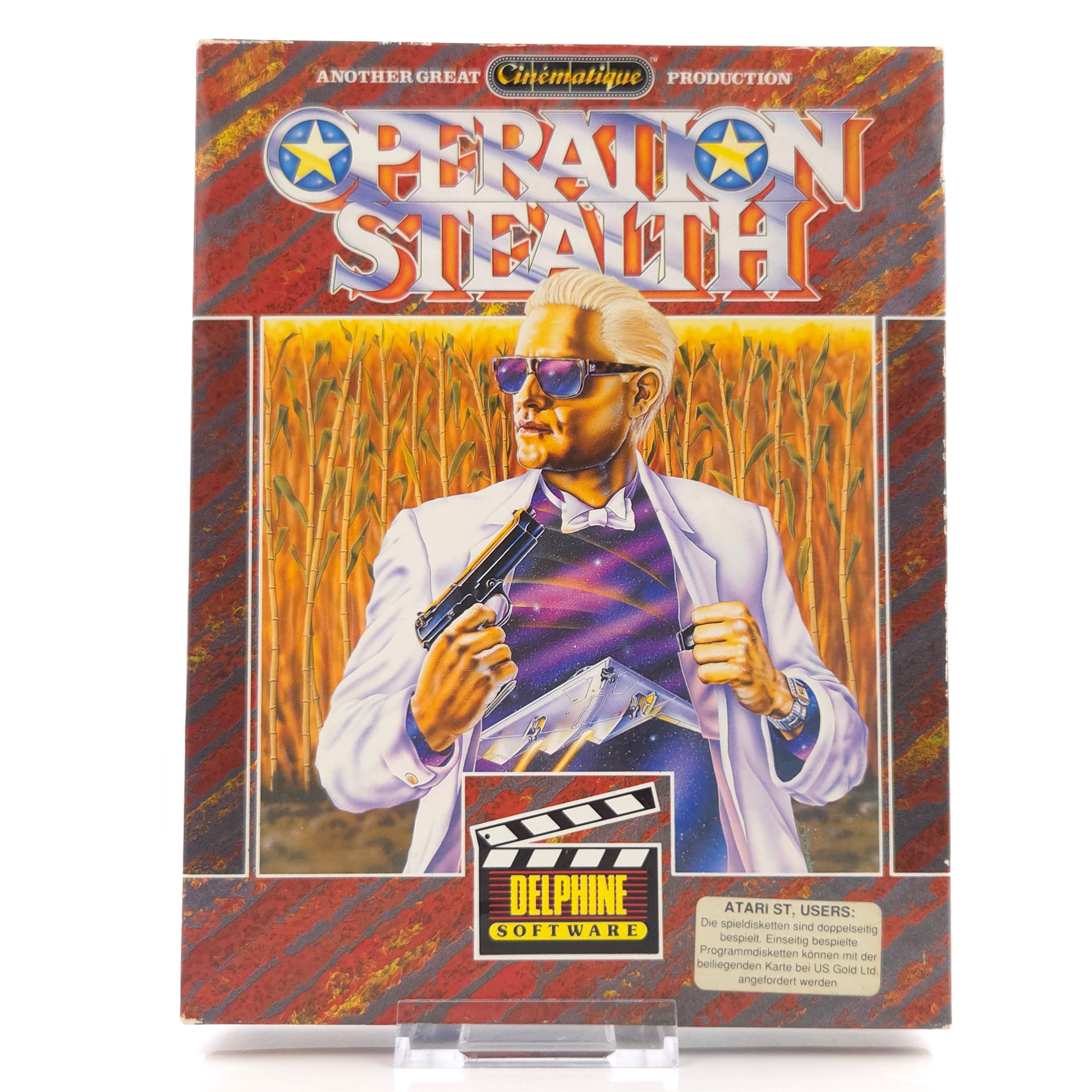 Atari ST STE Spiel : Operation Stealth - Diskette Anleitung OVP