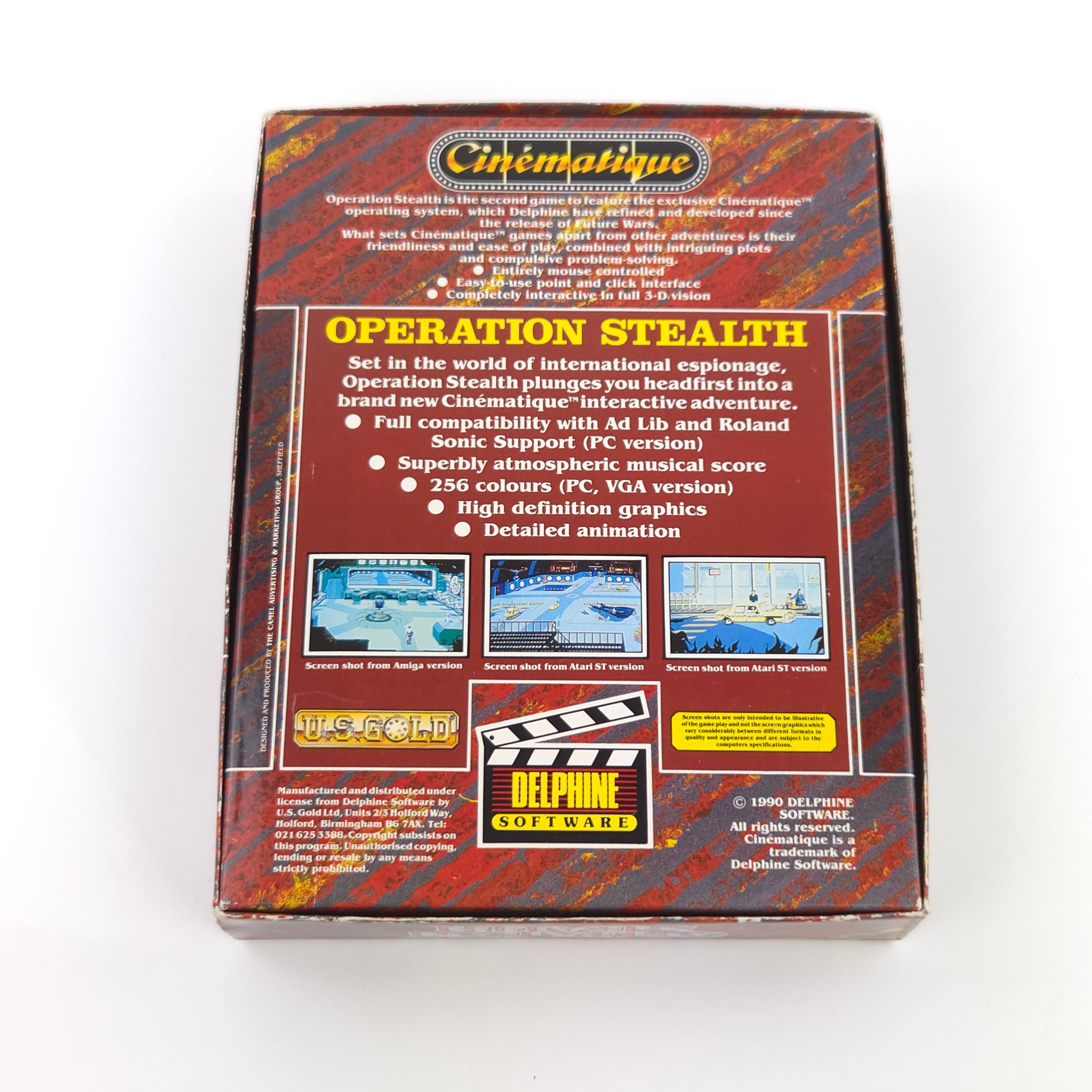 Atari ST STE Spiel : Operation Stealth - Diskette Anleitung OVP