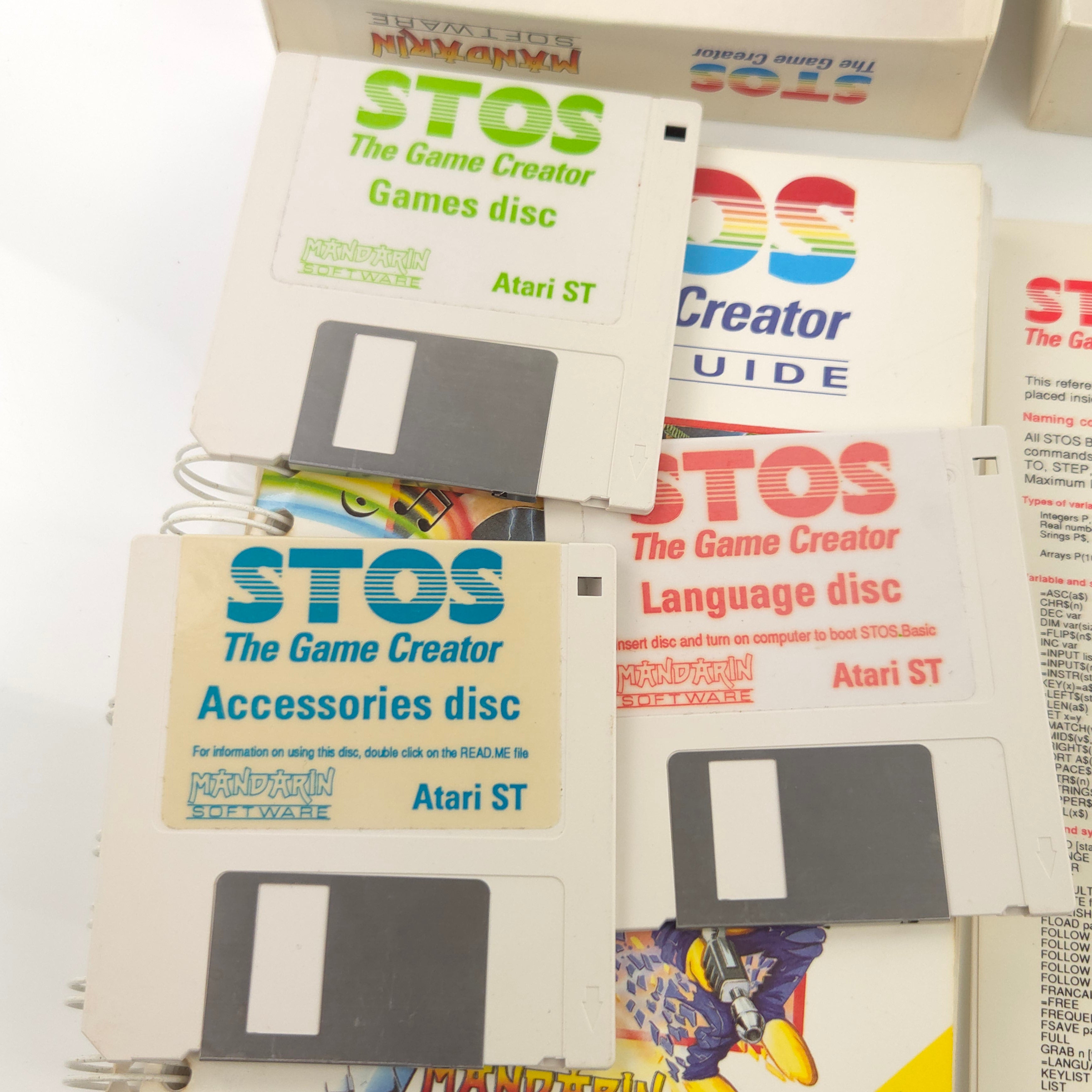 Atari ST STE Spiel : STOS The Game Creator - Diskette Anleitung OVP / Mandarin