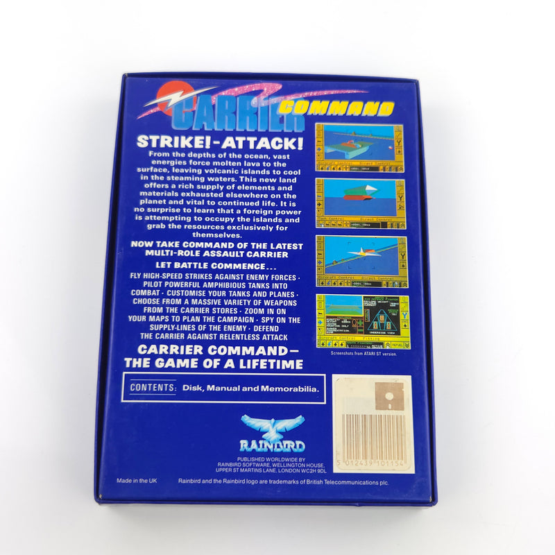 Atari ST STE Spiel : Carrier Command - Diskette Anleitung OVP Kasette