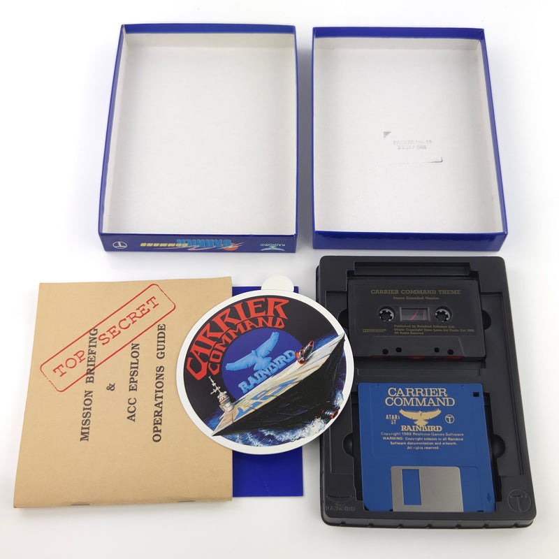 Atari ST STE Spiel : Carrier Command - Diskette Anleitung OVP Kasette