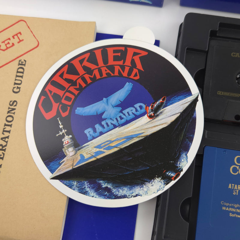 Atari ST STE Spiel : Carrier Command - Diskette Anleitung OVP Kasette