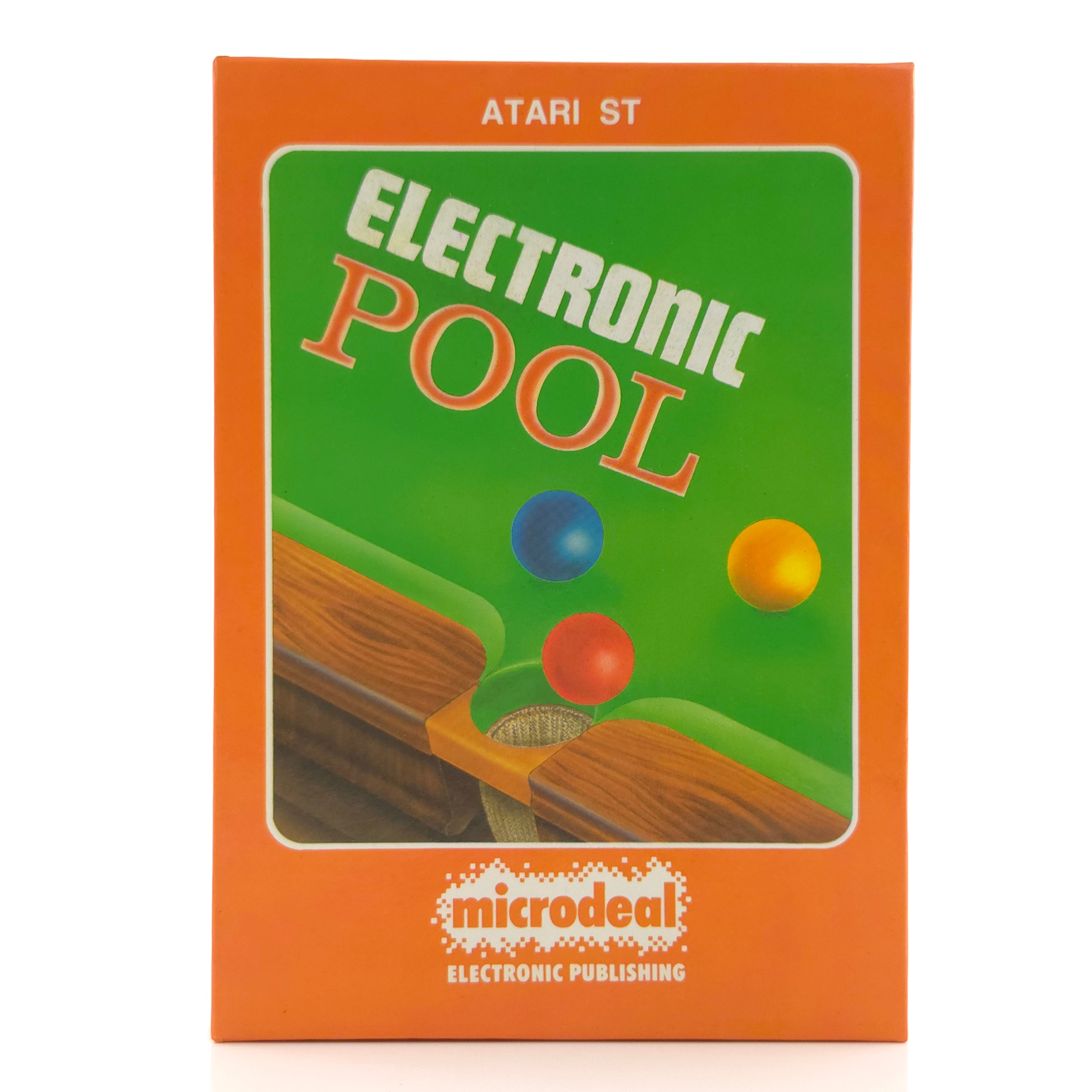 Atari ST STE Spiel : Electronic Pool - Diskette Anleitung OVP / Microdeal