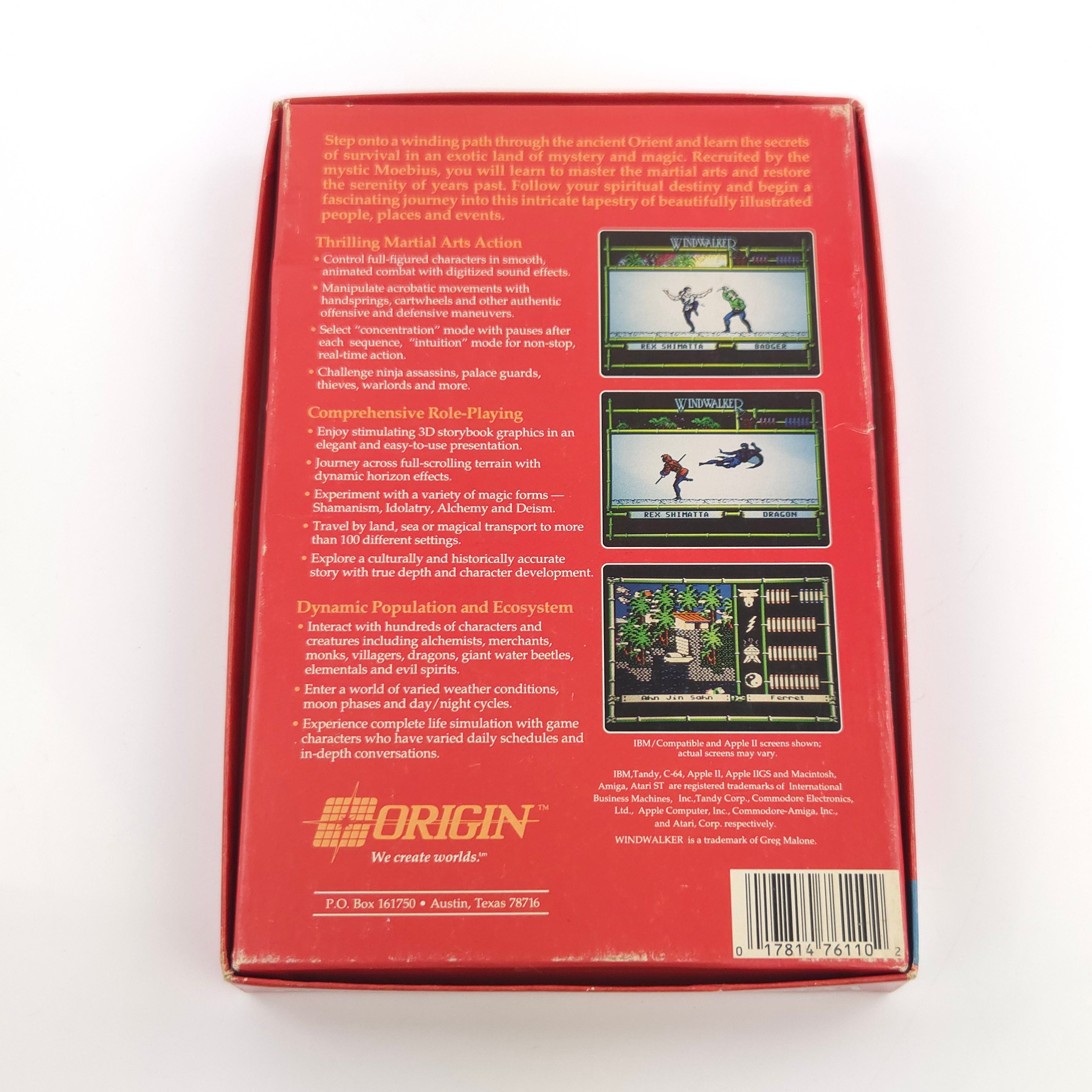 Atari ST STE Spiel : Windwalker - Diskette Anleitung OVP / Origin
