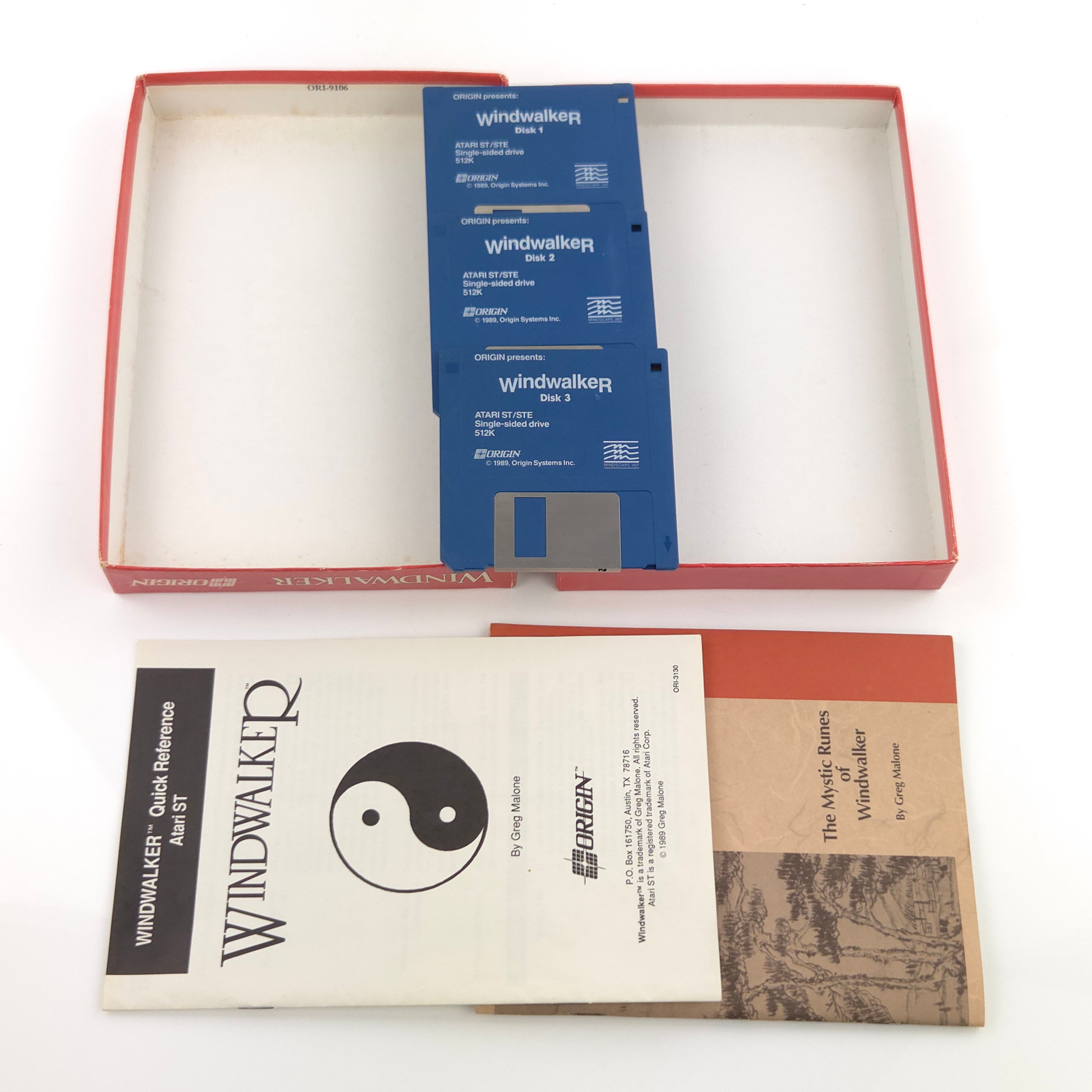 Atari ST STE Spiel : Windwalker - Diskette Anleitung OVP / Origin