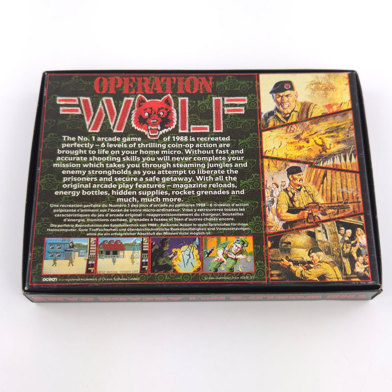 Atari ST STE Spiel : Operation Wolf - Diskette Anleitung OVP / OCEAN