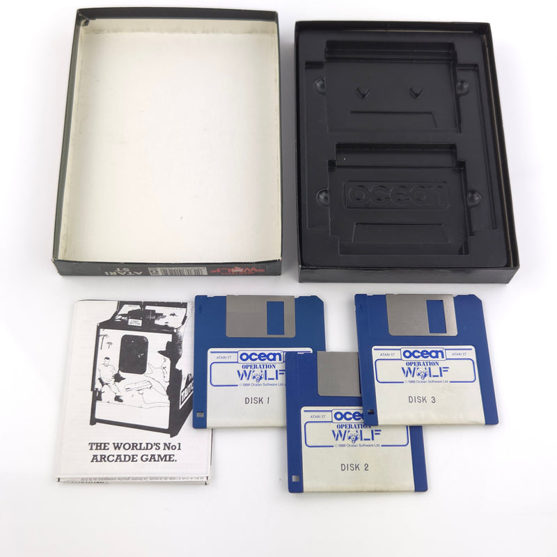 Atari ST STE Spiel : Operation Wolf - Diskette Anleitung OVP / OCEAN