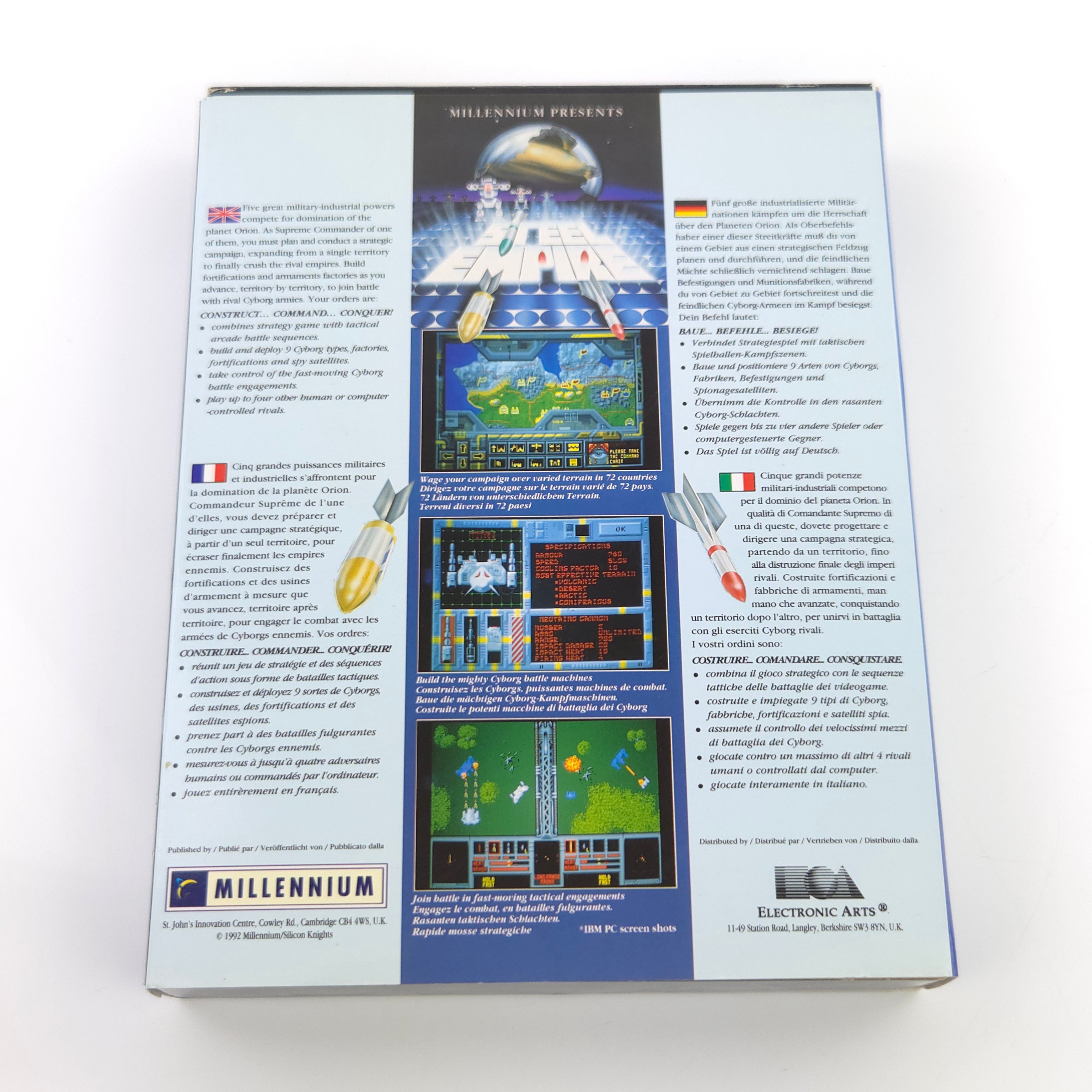 Atari ST STE Spiel : Steel Empire - Diskette Anleitung OVP / Millenium