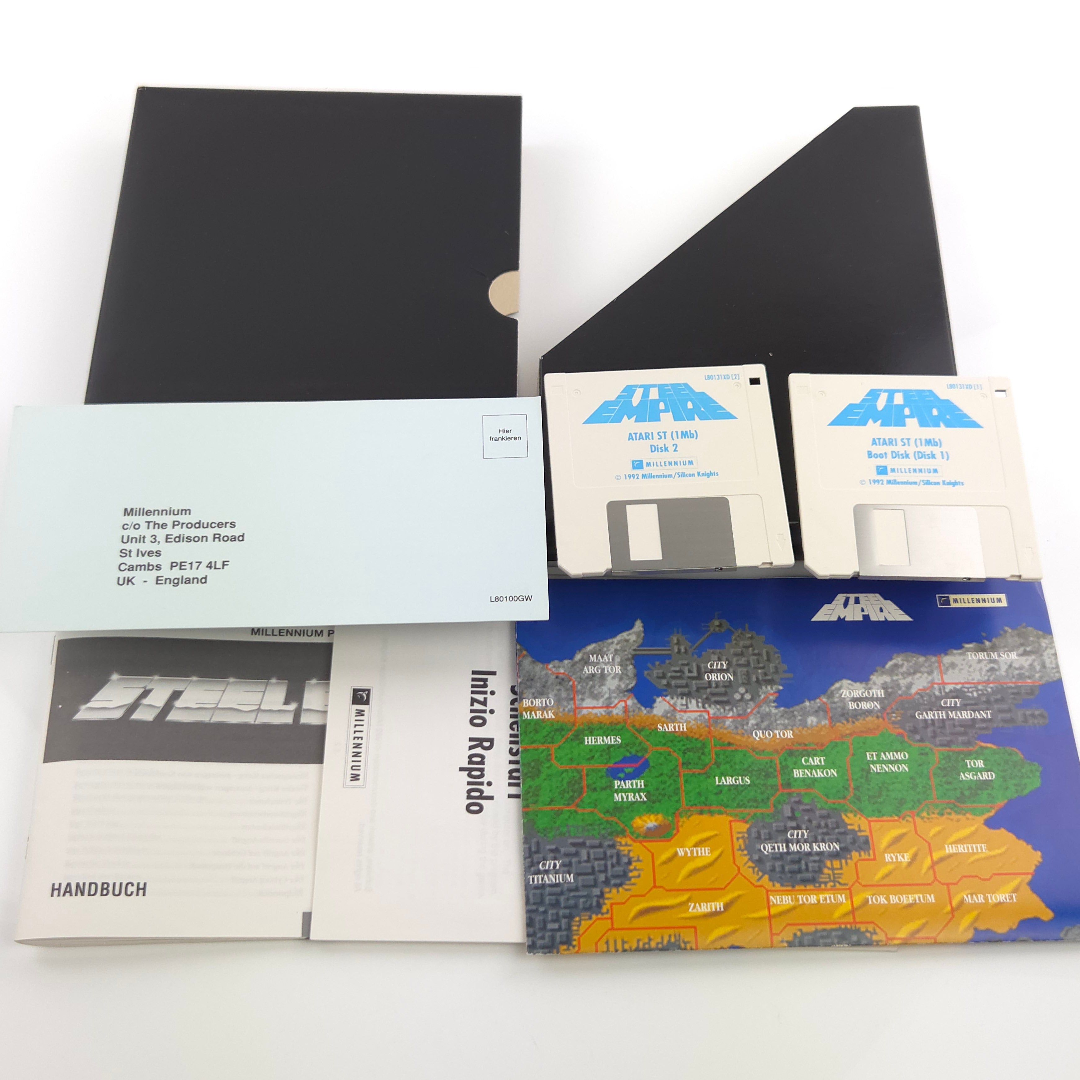Atari ST STE Spiel : Steel Empire - Diskette Anleitung OVP / Millenium
