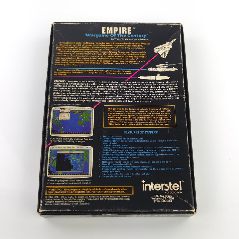 Atari ST STE Spiel : Empire Wargame of the Century - Diskette Anleitung OVP