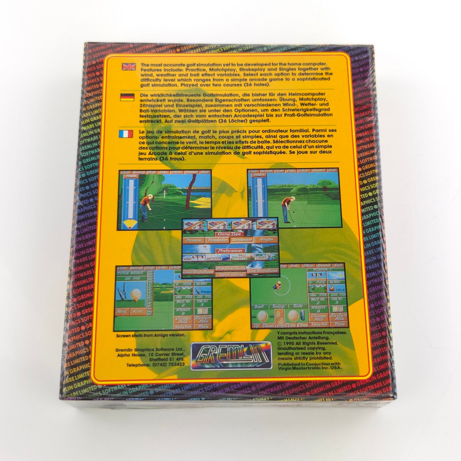 Atari ST STE Spiel : Greg Normans Ultimate Golf - NEU OVP SEALED Diskette