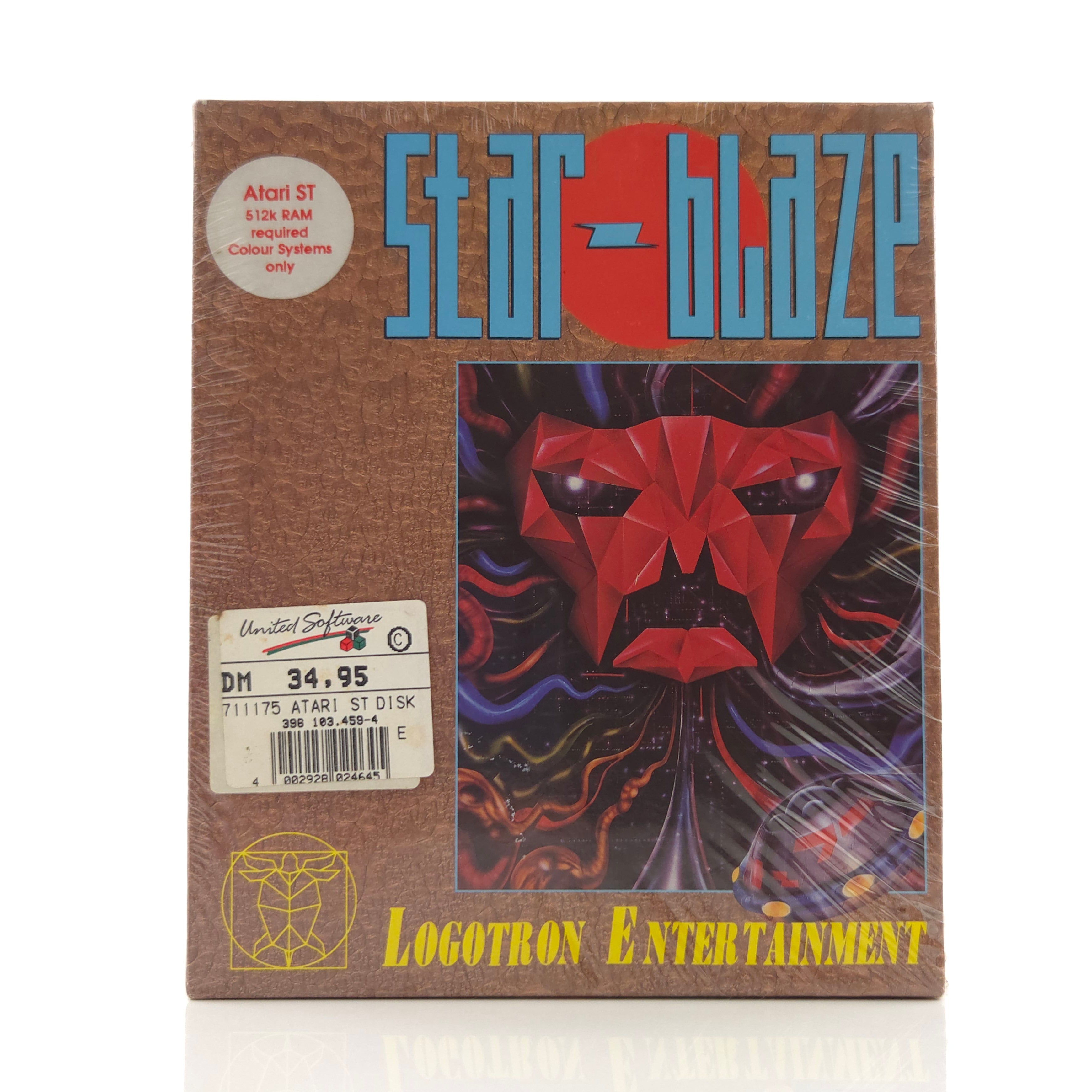 Atari ST STE Spiel : Star Blaze - NEU OVP SEALED Diskette