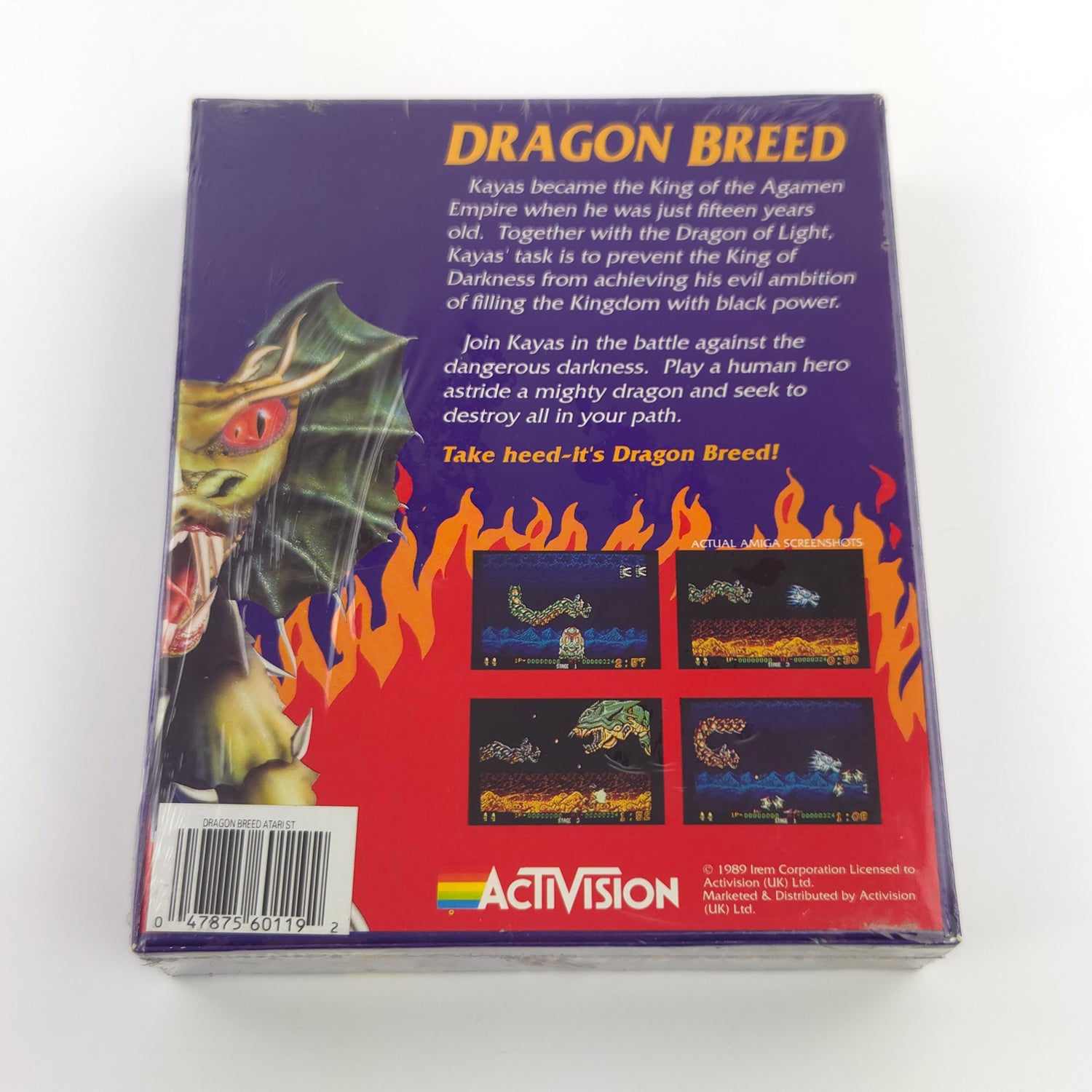 Atari ST STE Spiel : Dragon Breed - NEU OVP SEALED Diskette