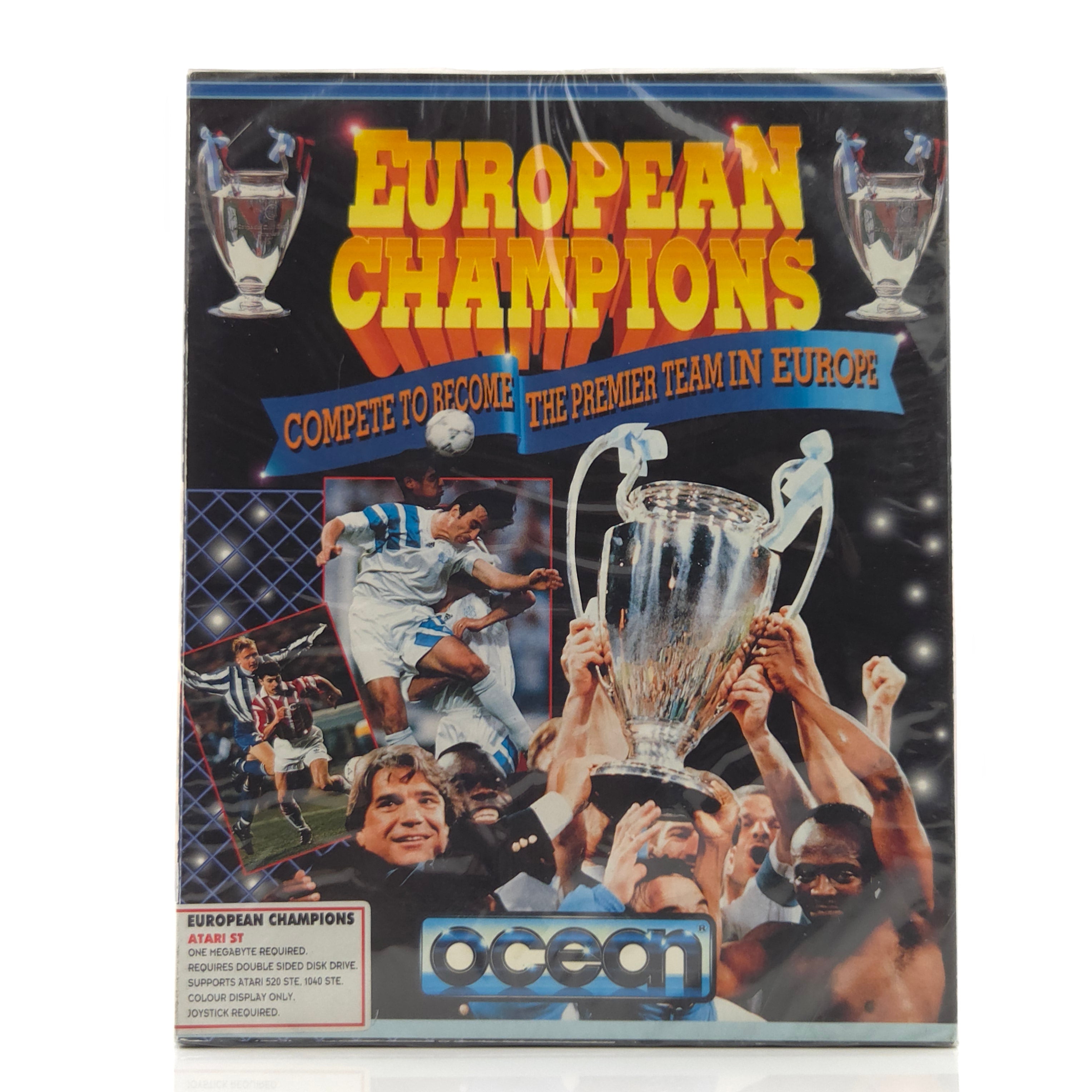 Atari ST STE Spiel : European Champions Fußball - NEU OVP SEALED Diskette