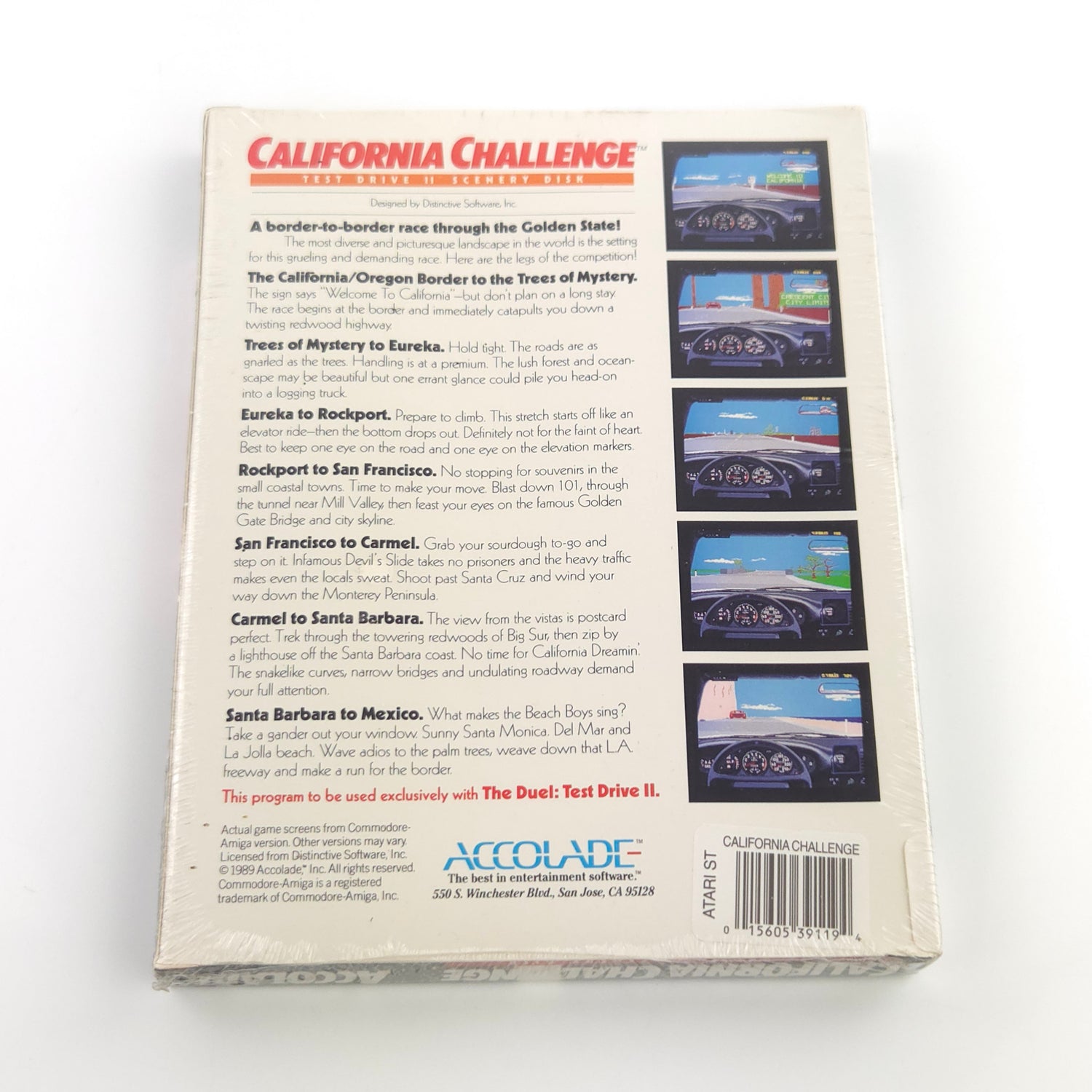 Atari ST STE Spiel : California Challenge Test Drive II - NEU OVP SEALED