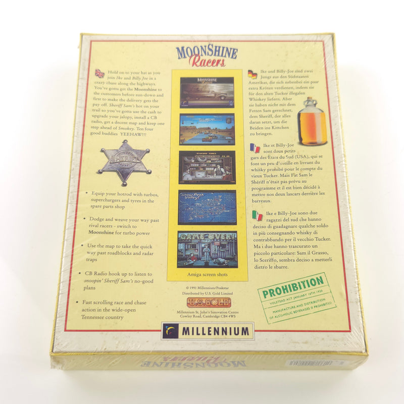 Atari ST STE Spiel : Moonshine Racers - NEU OVP SEALED / Millenium