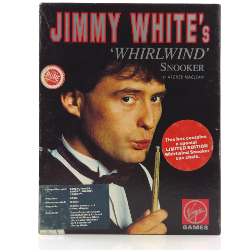 Atari ST STE Spiel : Jimmy Whites Whirlwind Snooker - Diskette Anleitung OVP