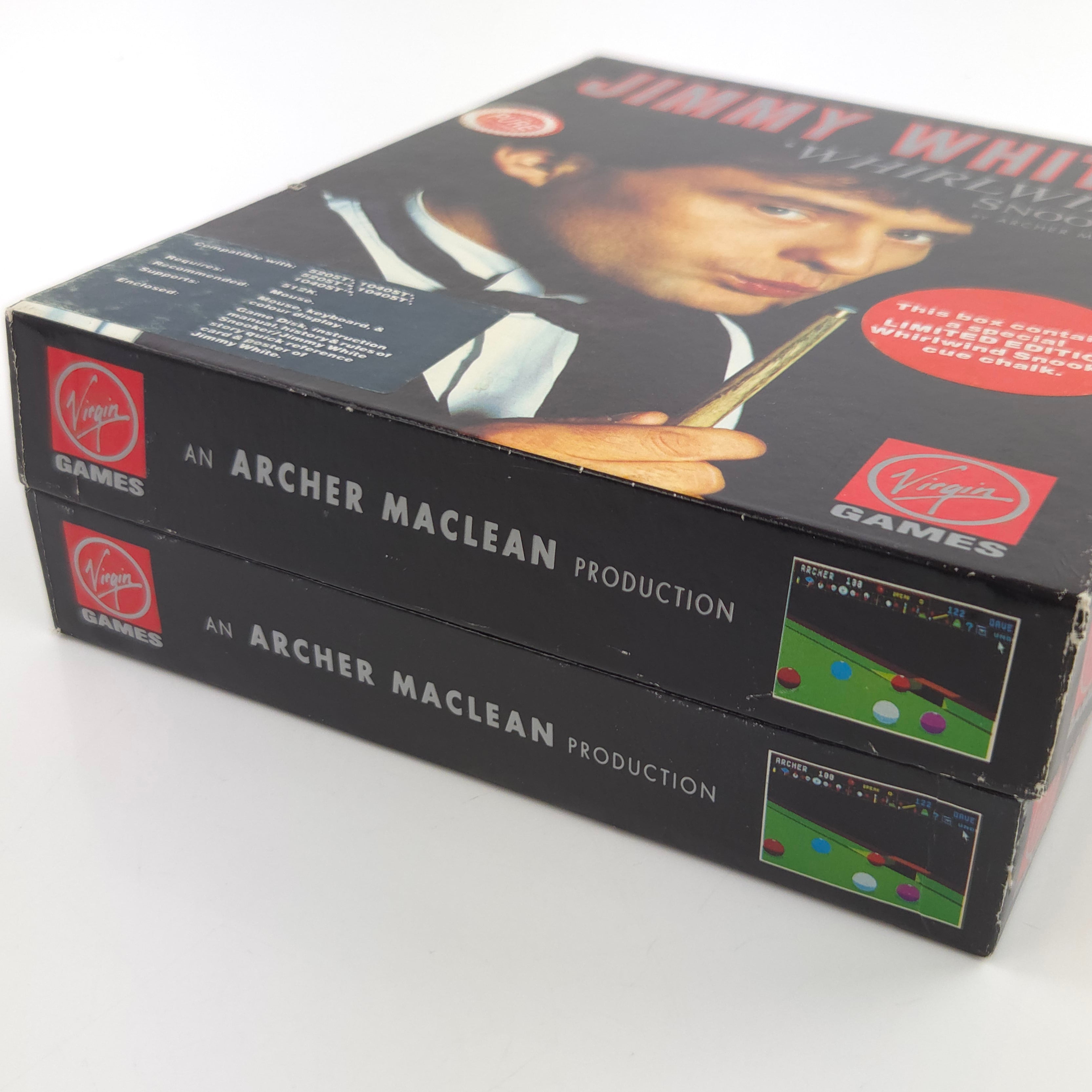 Atari ST STE Spiel : Jimmy Whites Whirlwind Snooker - Diskette Anleitung OVP