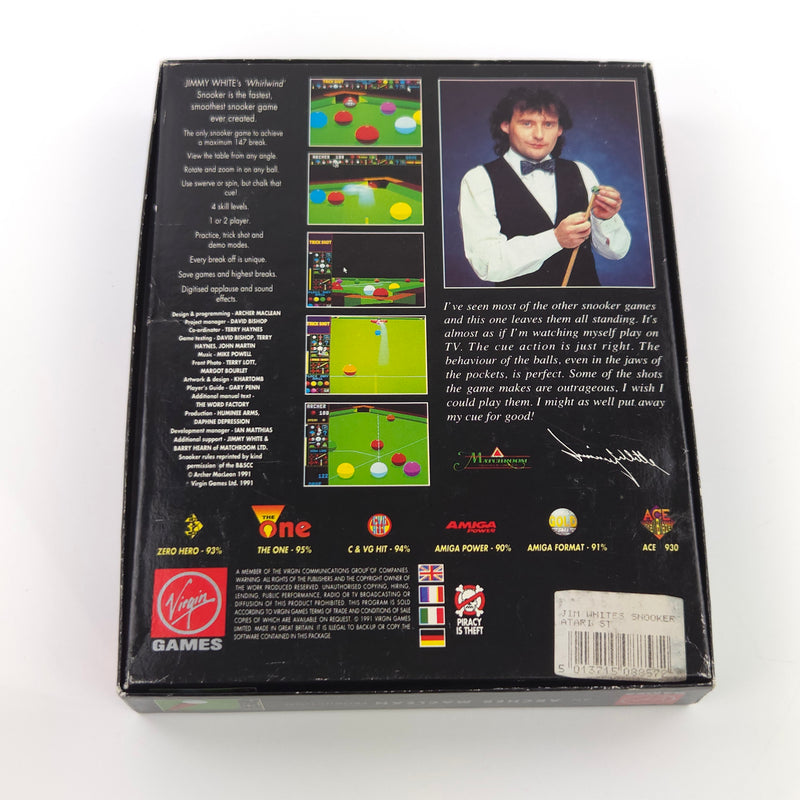 Atari ST STE Spiel : Jimmy Whites Whirlwind Snooker - Diskette Anleitung OVP