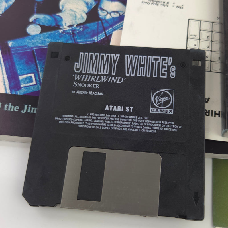 Atari ST STE Spiel : Jimmy Whites Whirlwind Snooker - Diskette Anleitung OVP