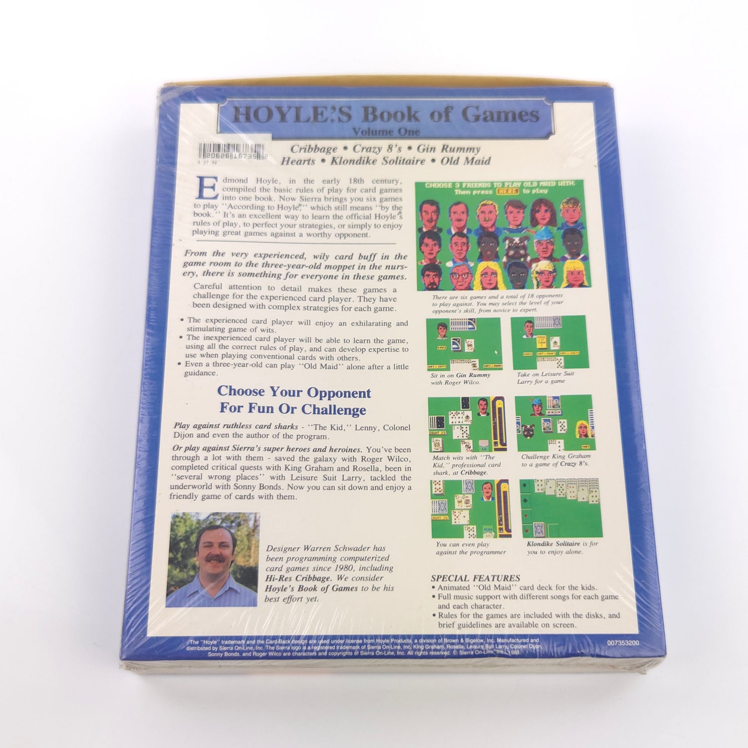 Atari ST STE Spiel : Hoyle official Book of Games Vol 1 - Diskette Anleitung OVP