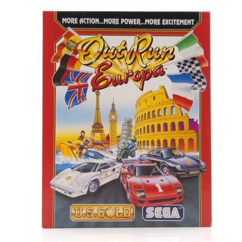 Atari ST STE Spiel : Out Run Europa - Diskette Anleitung OVP Big Box / SEGA
