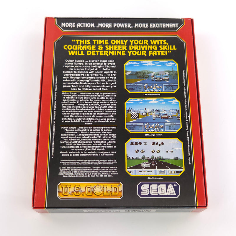 Atari ST STE Spiel : Out Run Europa - Diskette Anleitung OVP Big Box / SEGA
