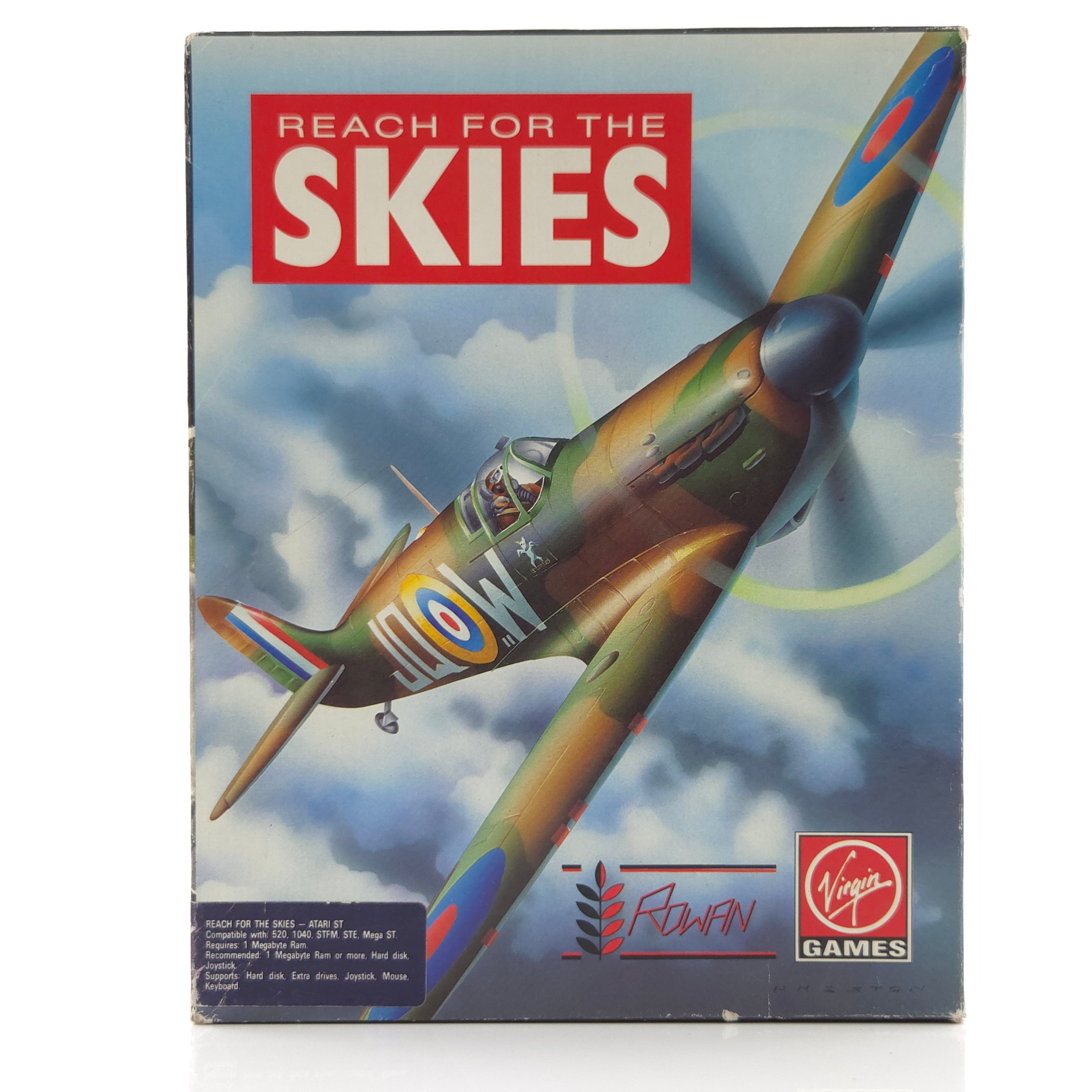 Atari ST STE Spiel : Reach for the Skies - Diskette Anleitung OVP Big Box