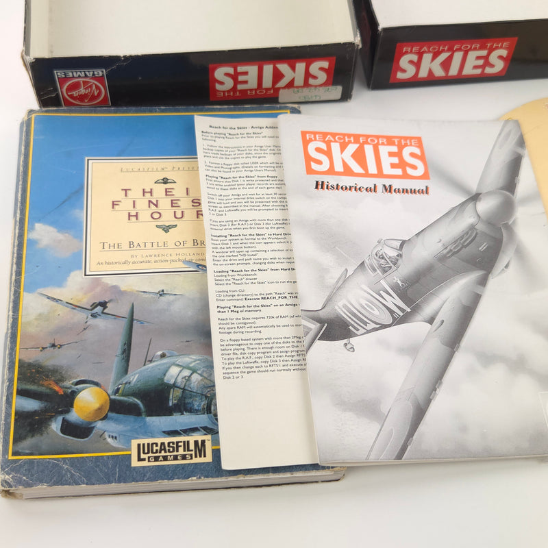 Atari ST STE Spiel : Reach for the Skies - Diskette Anleitung OVP Big Box