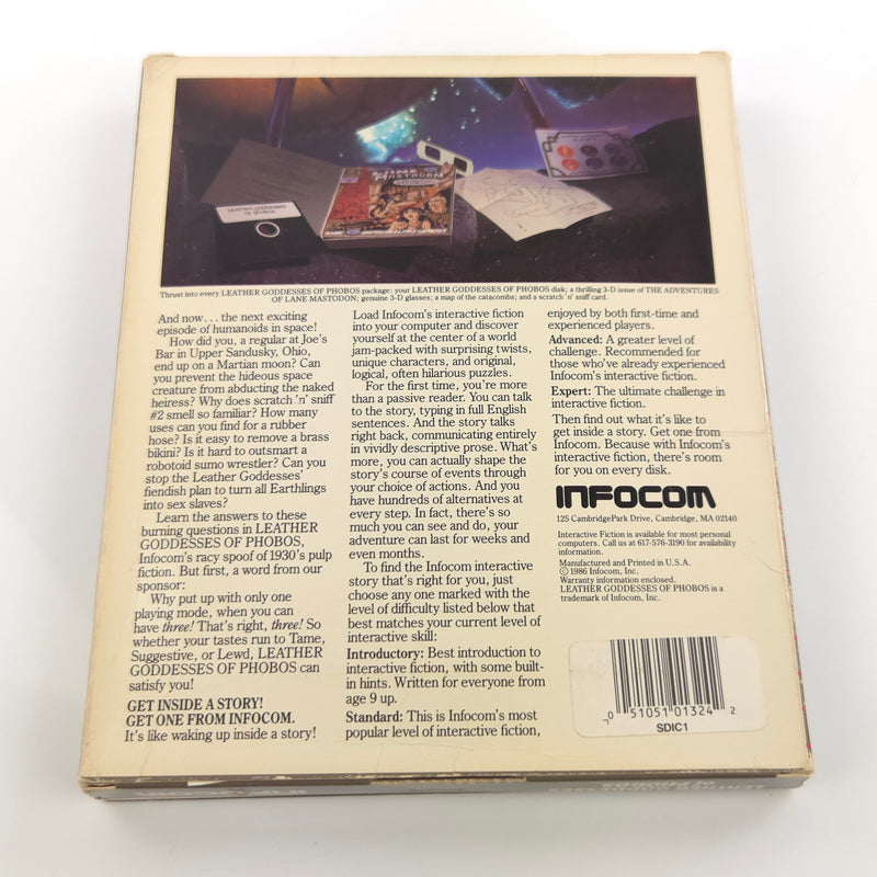 Atari ST STE Spiel : Leather Goddesses of Phobos - Diskette Anleitung OVP