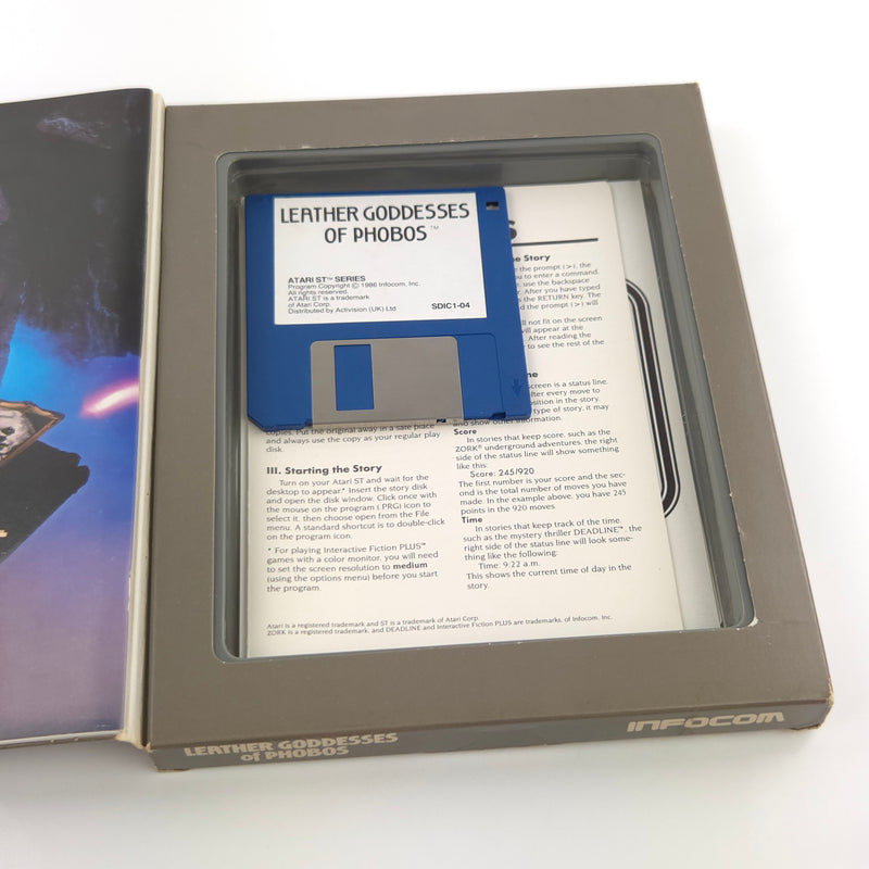 Atari ST STE Spiel : Leather Goddesses of Phobos - Diskette Anleitung OVP
