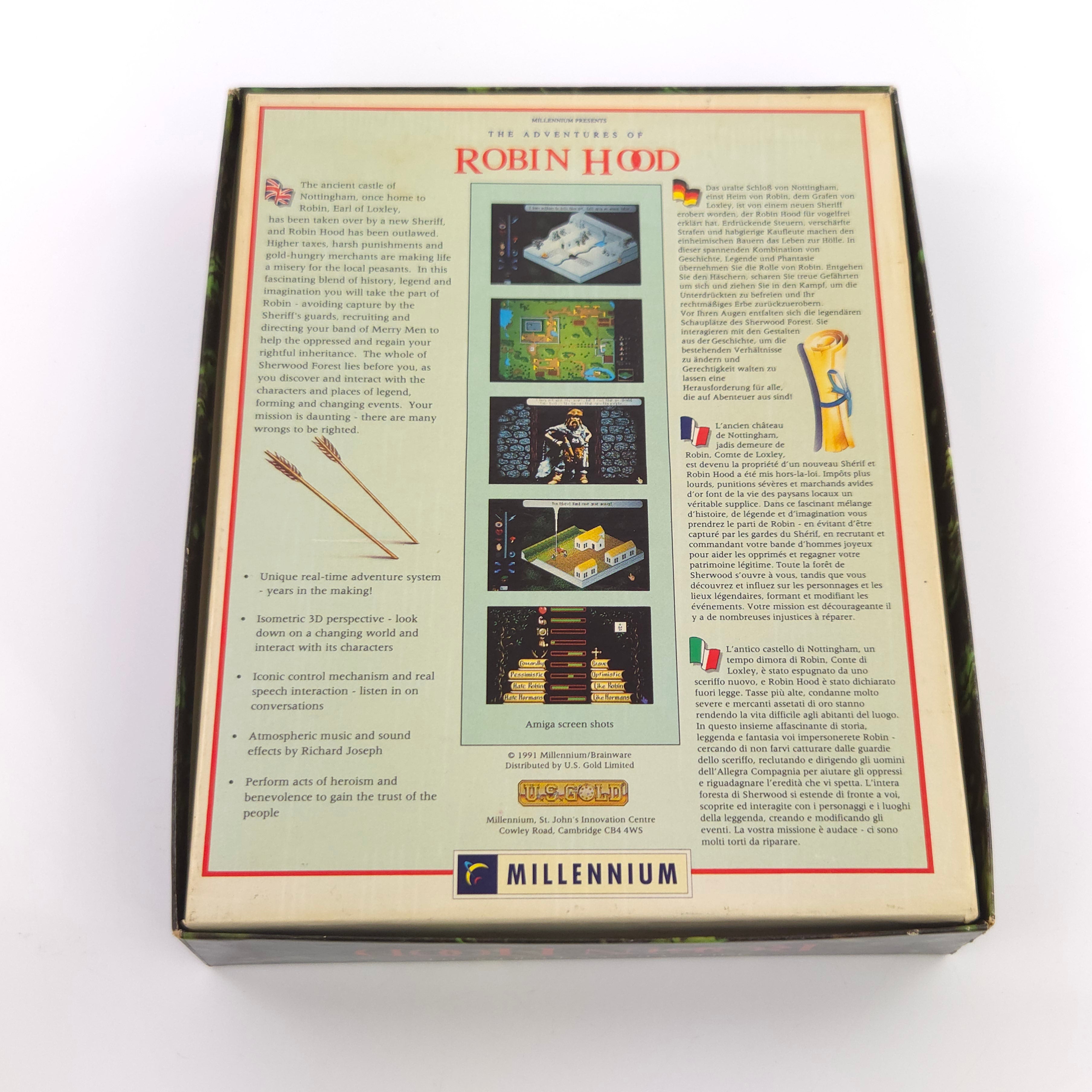 Atari ST STE Spiel : The Adventures of Robin Hood - Diskette Anleitung OVP