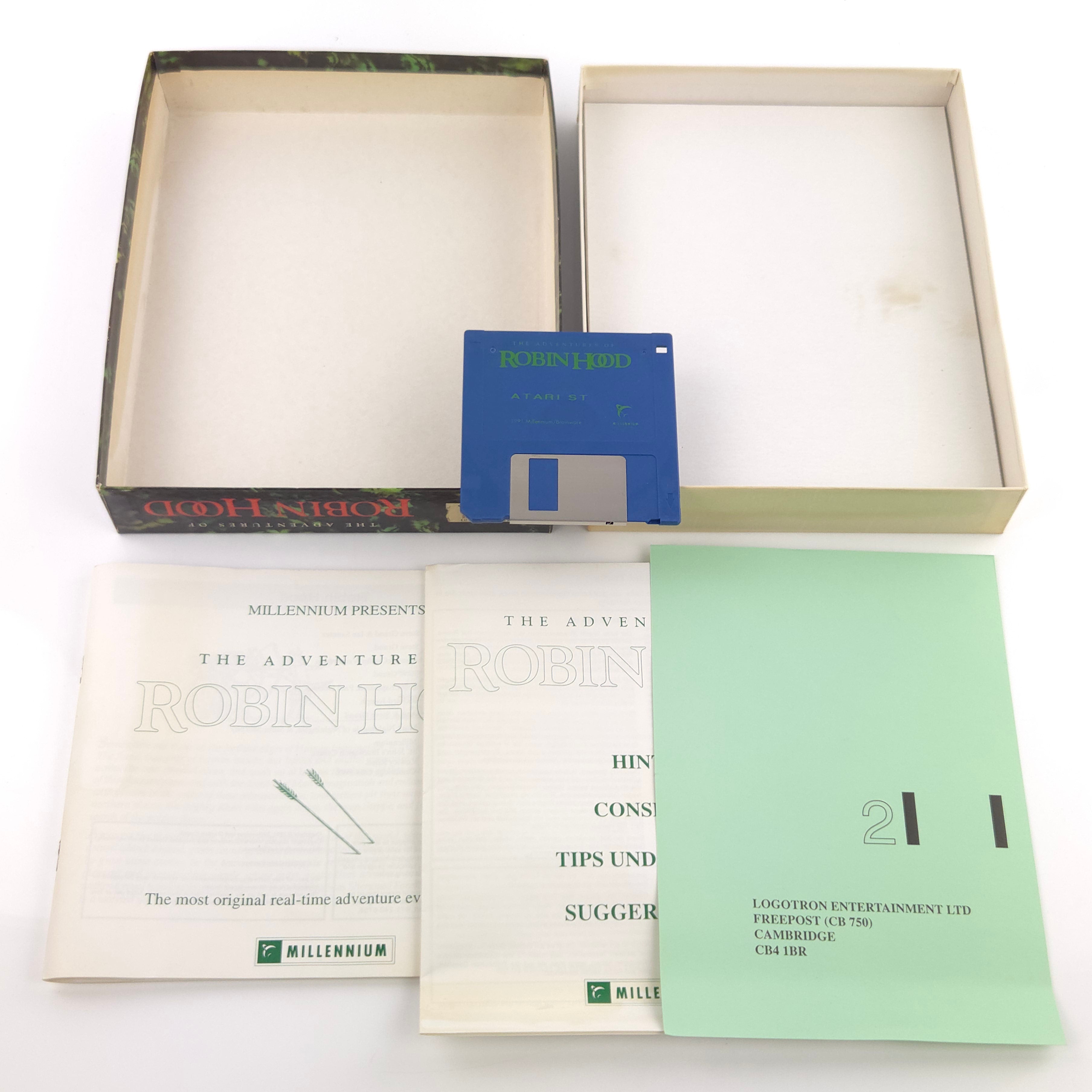 Atari ST STE Spiel : The Adventures of Robin Hood - Diskette Anleitung OVP