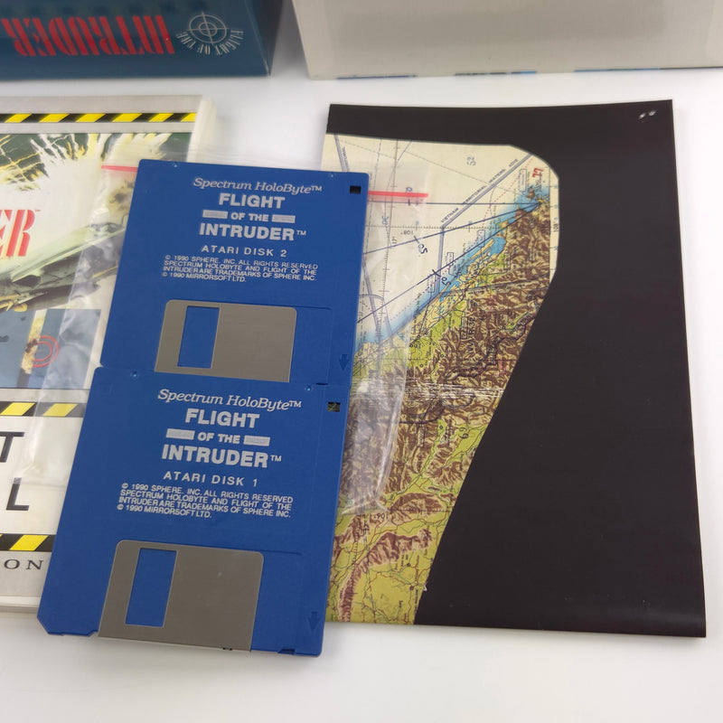 Atari ST STE Spiel : Flight of the Intruder - Diskette Anleitung OVP Big Box