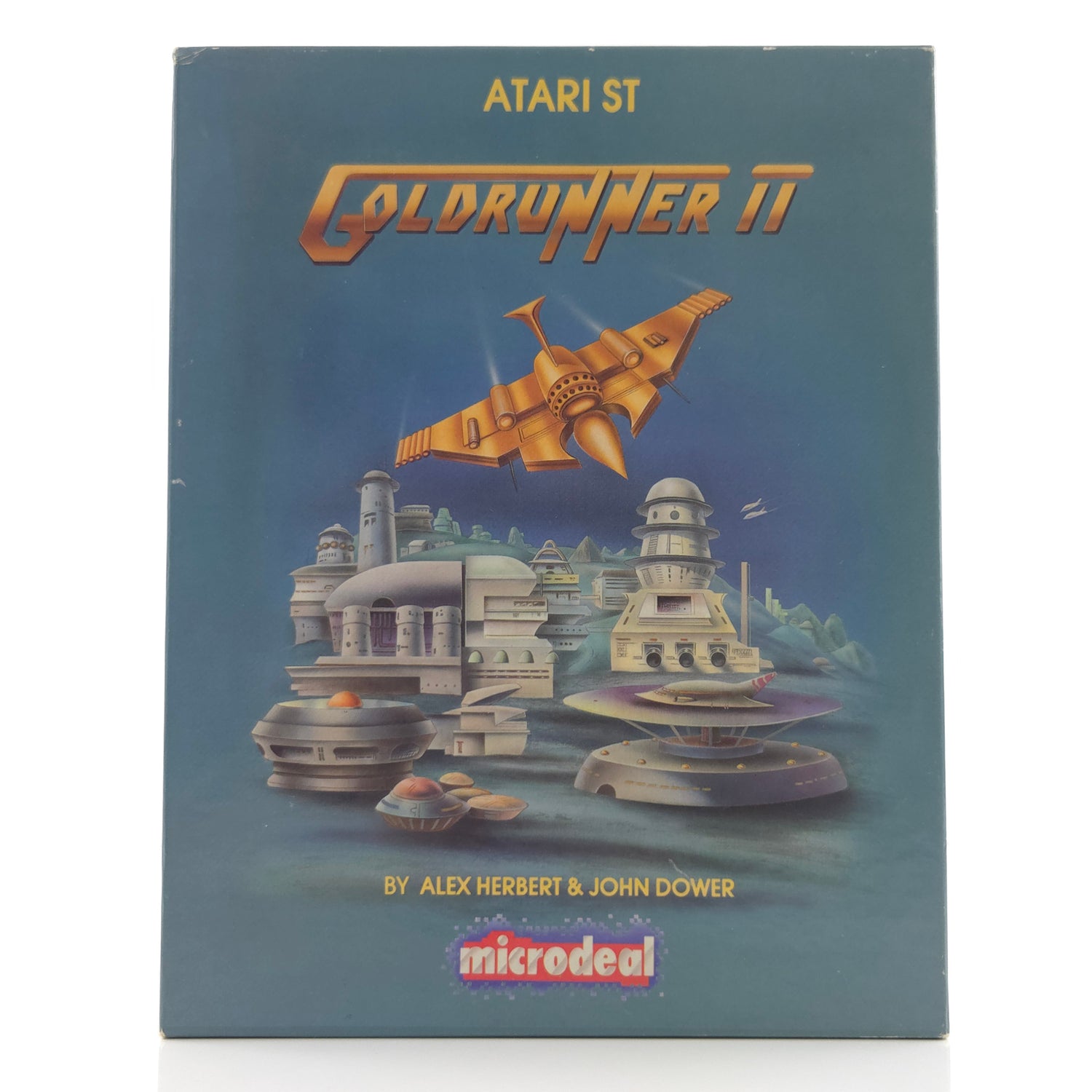 Atari ST STE Spiel : Goldrunner II - Diskette Anleitung OVP Big Box / Microdeal