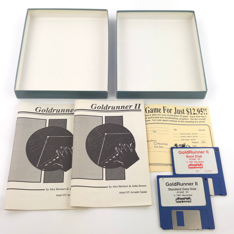 Atari ST STE Spiel : Goldrunner II - Diskette Anleitung OVP Big Box / Microdeal