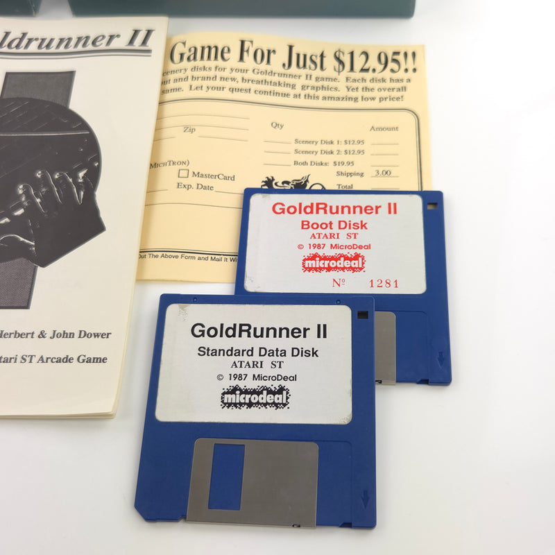 Atari ST STE Spiel : Goldrunner II - Diskette Anleitung OVP Big Box / Microdeal