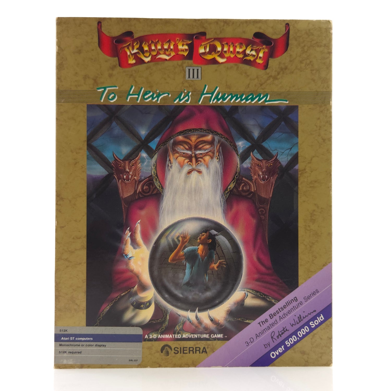 Atari ST STE Spiel : King´s Quest III to Heir is Human - Diskette Anleitung OVP