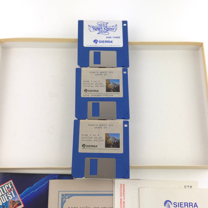 Atari ST STE Spiel : King´s Quest III to Heir is Human - Diskette Anleitung OVP