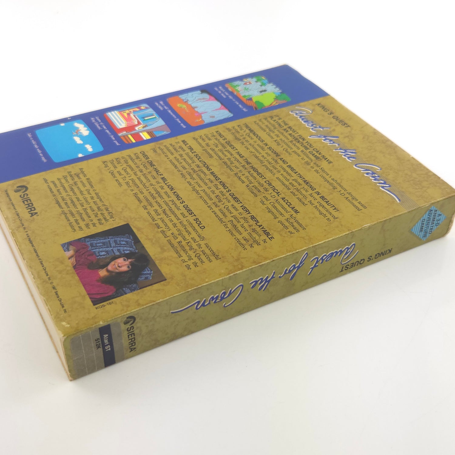 Atari ST STE Spiel : King´s Quest Quest for the Crown - Diskette Anleitung OVP