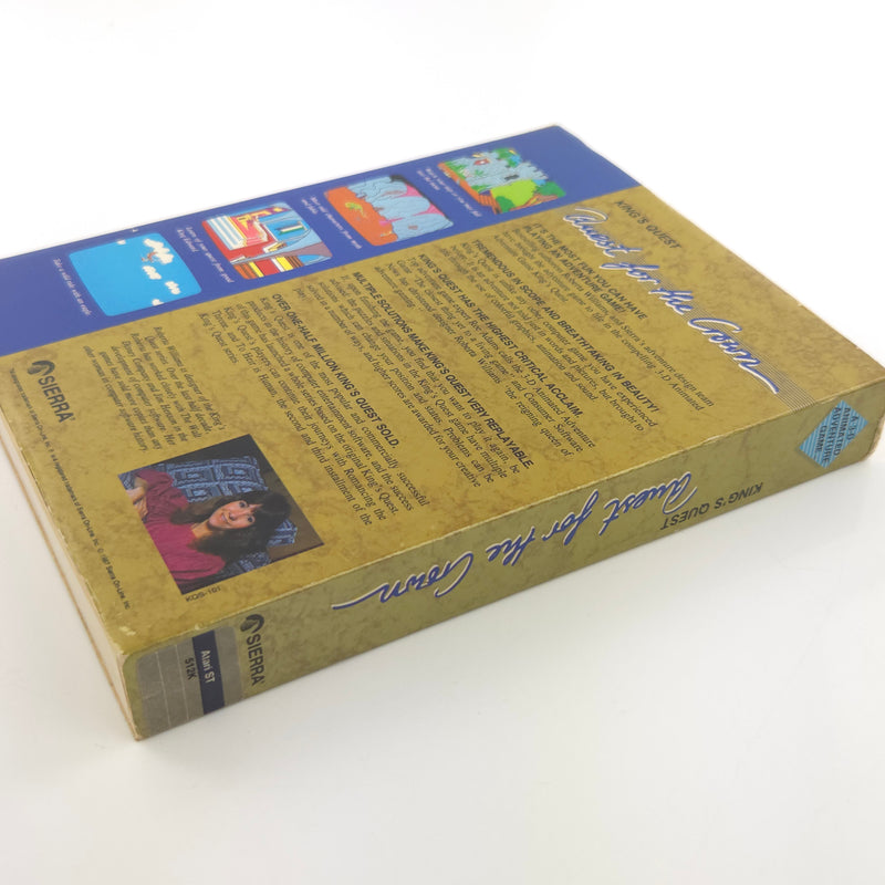 Atari ST STE Spiel : King´s Quest Quest for the Crown - Diskette Anleitung OVP