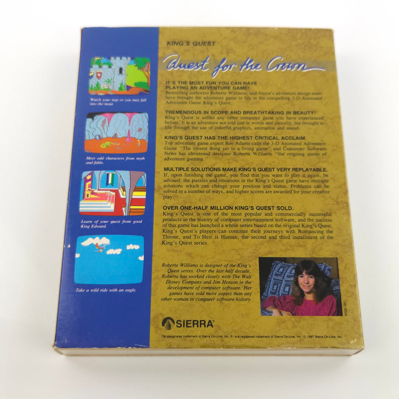 Atari ST STE Spiel : King´s Quest Quest for the Crown - Diskette Anleitung OVP