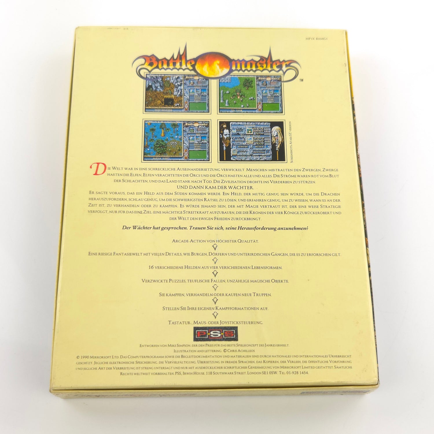 Atari ST STE Spiel : Battle Master - Diskette Anleitung OVP / PSS